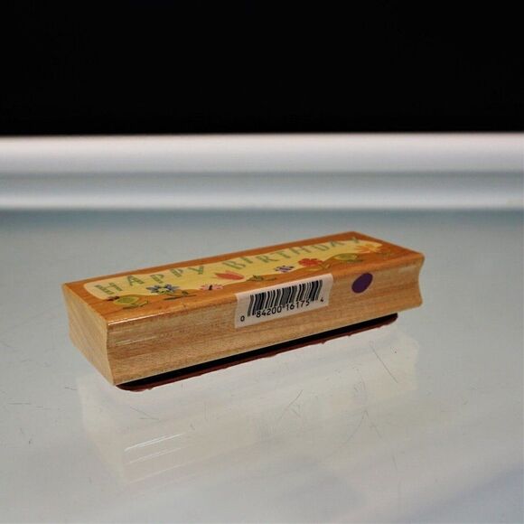 Happy Birthday Presents 3 Rubber Stamps All Night Media Sarah Beise Katie & Co - Picture 4 of 11